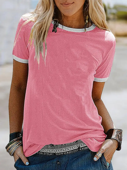 Sleeve Casual Simple T-shirt